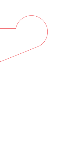 Door Hanger HOOK with Large Gap - 3.5x8.5