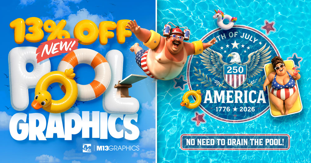 13% Off NEW PRODUCT - Pool Graphics
