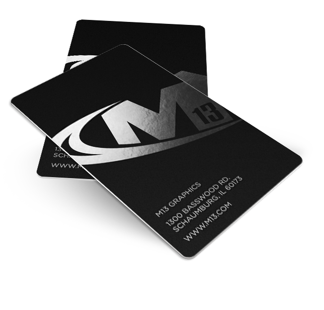 Monochrome Foil Cards