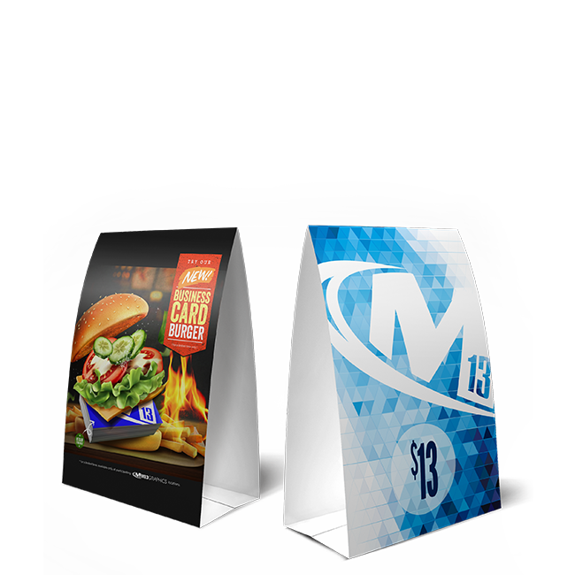 Thick 24pt Table Tents