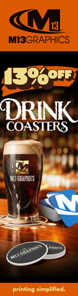 Current Special: 13% Off Drink Coasters