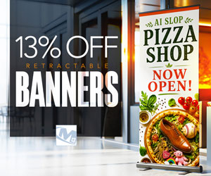 Current Special: 13% Off Retractable Banners