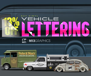 Current Special: 13% OFF VEHICLE LETTERING*